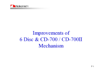Nakamichi CD-700-Mech-Mods